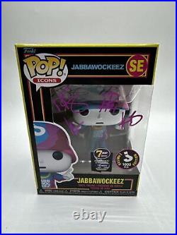 Funko Pop Jabbawockeez SDCC 1 of 10 Black Light Autographed JSA Authentication