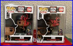 Funko RUN-DMC signed pops JSA certified autographs