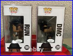 Funko RUN-DMC signed pops JSA certified autographs