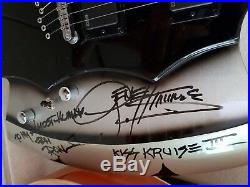 Gene Simmons Kiss Axe Signed Autograph Guitar Bas