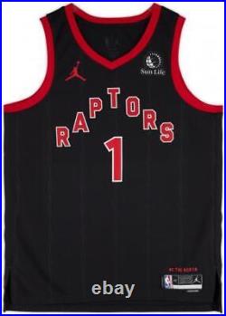 Gradey Dick Toronto Raptors Signed Jordan Statement Edition Swingman Jersey