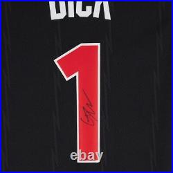 Gradey Dick Toronto Raptors Signed Jordan Statement Edition Swingman Jersey