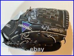 Griffey Jr Saranac Prototype Baseball Glove Jr/Sr Autographed With Letter