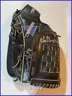 Griffey Jr Saranac Prototype Baseball Glove Jr/Sr Autographed With Letter