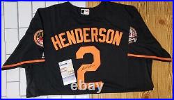Gunnar Henderson Autographed Jersey With COA