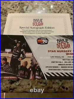 Hailie Deegan #19 Autographed 1/24 Las Vegas Race Win Diecast Car 2nd Win K&N