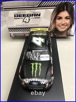 Hailie Deegan 2020 Daytona Monster Energy Autographed 1/24 Scale Nascar Diecast