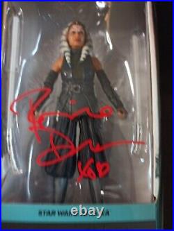 Hasbro star wars black series Ahsoka Tano Action Figure Autographed By