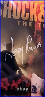 Henry Rollins autograph poster with Authentic hologram certified PSA. Black Flag