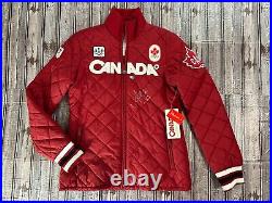 Hudson's Bay 2010 team Canada Olympic jacket S NWT Ashleigh Mclvor autographed