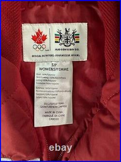 Hudson's Bay 2010 team Canada Olympic jacket S NWT Ashleigh Mclvor autographed