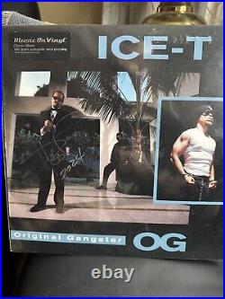 Ice-T Original Gangster Signed Autographed New Vinyl