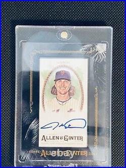 JACOB deGROM 2017 Topps Allen & Ginter Black Framed Autograph /25 NEW YORK METS