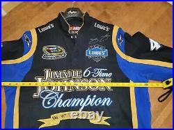 JH Design Original Autographed JIMMIE JOHNSON #48 NASCAR Racing Jacket L NWT