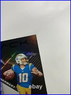 JUSTIN HERBERT NFL Black SSP # /10 INVESTMENT Rookie Auto Chargers