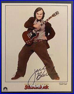 Jack Black Auto on 10 x 8 Photo School of Rock Movie Autograph