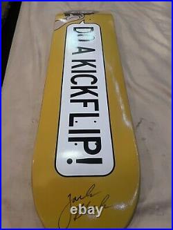 Jack Black Signed Do A Kickflip Skateboard Tenacious D Rare Berrics Autograph