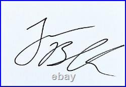 Jack Black Signed In Person 4x6 Index Card In Top Loader Authentic