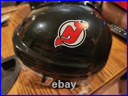 Jack Hughes New Jersey Devils Autographed Black Mini Helmet Fanatics Cert