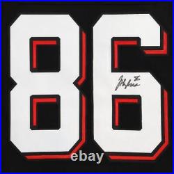 Jack Hughes New Jersey Devils Signed Black Alternate Adidas Authentic Jersey