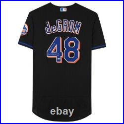 Jacob deGrom New York Mets Authentic Autograph Signed Black Nike Fanatics Jersey