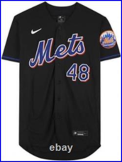 Jacob deGrom New York Mets Autographed Black Nike Authentic Jersey