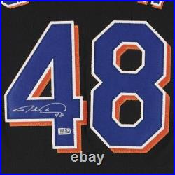 Jacob deGrom New York Mets Autographed Black Nike Authentic Jersey