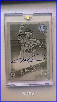 Jacob degrom autographed tops card 16/42