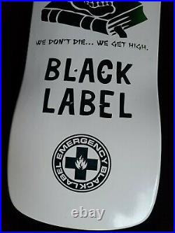 Jason Adams Signed Black Label Custom Gripped Smoke Em Autograph Skateboard Deck