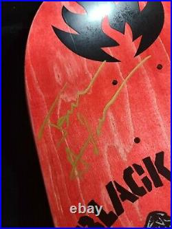 Jason Adams Signed Curb Vulture Black Label Art Grip Autograph Skateboard Deck
