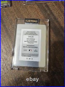 Jasson Dominguez 1/1 All Etch Rookie Printing Plate 2024 Topps Chrome One Of One