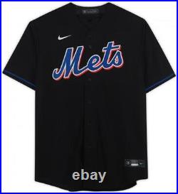 Jeff McNeil New York Mets Autographed Black Nike Replica Jersey