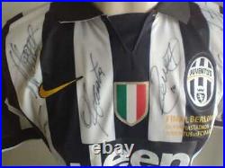 Jersey Juventus Final UCL 2014 / 2015 #21 Pirlo Autographed by all Players