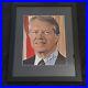 Jimmy-Carter-Hand-Signed-8X10-Photo-AUTOGRAPHED-with-COA-Black-Framed-Blue-Mat-01-kbei