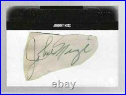 Johnny Mize HOF 2011 SP Legendary Cuts Legendary Black Signatures Auto 2/15