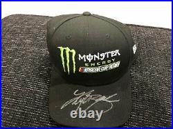 KYLE BUSCH AUTOGRAPHED MONSTER ENERGY NASCAR CUP SERIES HAT WithBECKETT COA