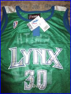 Katie Smith #30 Minnesota Lynx WNBA Finals Jersey XL Autograph Signed NEW