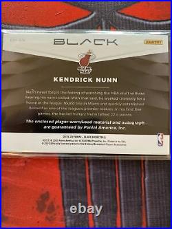 Kendrick Nunn 2019-20 NBA Black RPA Rookie Patch Auto RC Autograph 63/99