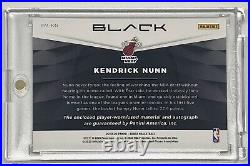 Kendrick Nunn 2019-20 NBA Black RPA Rookie Patch Auto RC Autograph Gold /10