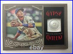 Ketel Marte BLACK 1/1 Button Relic 2016 Topps Gypsy Queen Game Used Jersey