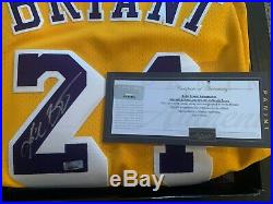 Kobe Bryant Signed Lakers Panini Mitchell And Ness Authentic Jersey Autograph