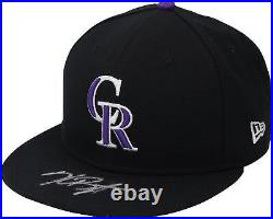 Kris Bryant Colorado Rockies Signed Black New Era Cap