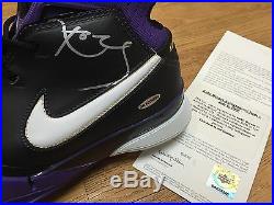 Lakers Kobe Bryant Signed Nike Zoom I Shoes Uda Autograph Pe Upper Deck Auto 1