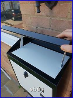 Large Secure Parcel/ Letter Box- Weatherproof Lockable Stylish Parcelbox Wow