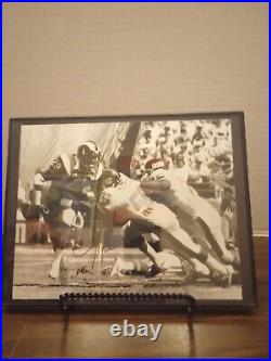 Lawrence Taylor Autographed New York Giants 8x10 Photo Black & White