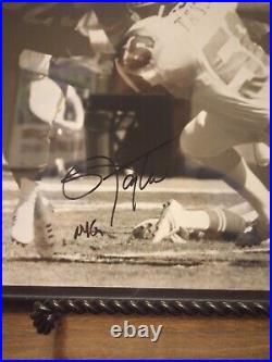 Lawrence Taylor Autographed New York Giants 8x10 Photo Black & White