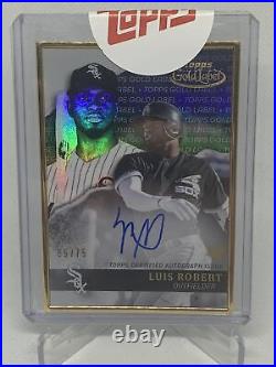 Luis Robert 2020 Topps Gold Label Auto Black Framed 65/75 Factory Sealed Hot