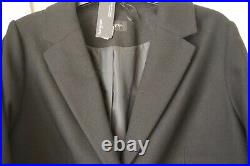 M&S AUTOGRAPH Wool & Cashmere Coat 22 Black, Italian Fabric NEW Marks & Spencer