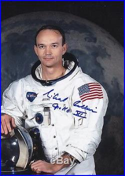 MICHAEL COLLINS APOLLO 11 NASA WSS HAND SIGNED 8 x 10 PHOTO WithCOA MINT CONDITION