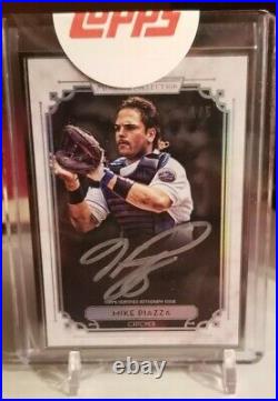 MIKE PIAZZA 2014 Topps Museum Black Framed Autograph Auto 01/5 Mets Rare